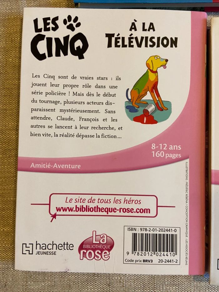 Lot de 7 romans du Club des Cinq - photo numéro 5