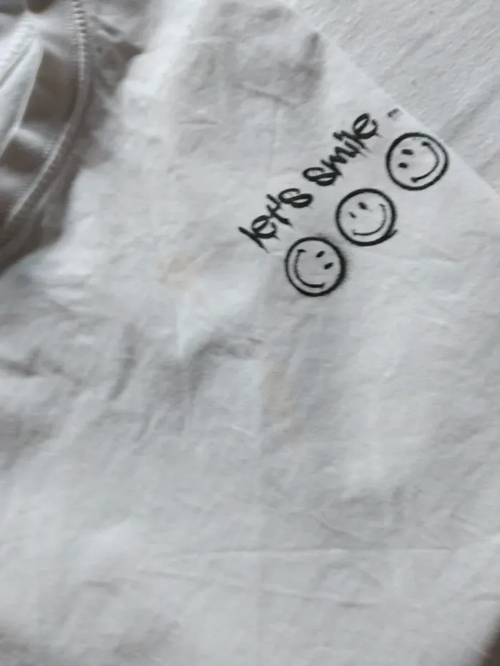 Tee Shirt Fille Smiley - photo numéro 4