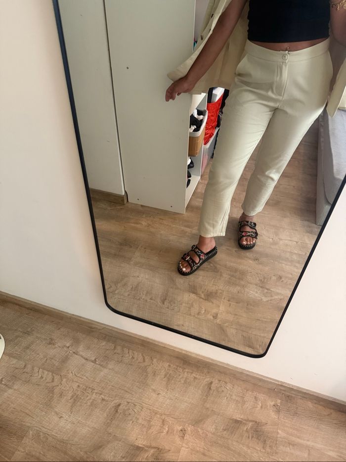 Ensemble blazer crème - photo numéro 2