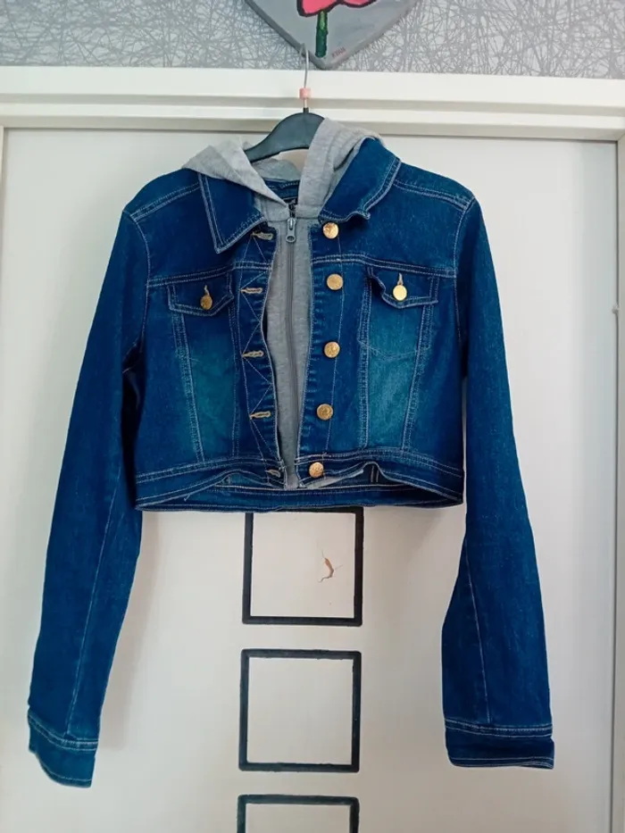 Semi Veste en jeans taille L - photo numéro 11
