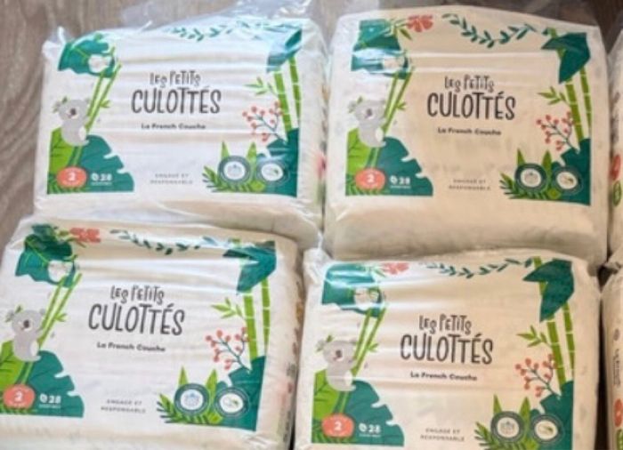 4 paquets de couches les petits culottés taille 2
