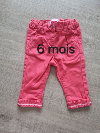 Pantalon 6 mois fille