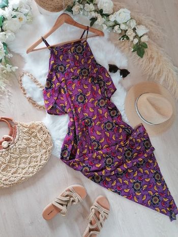 Jolie robe longue d'été taille 40
