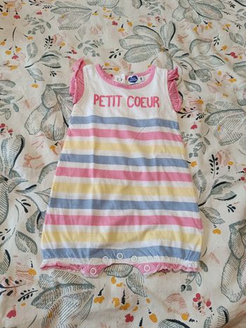 Combishort bébé fille