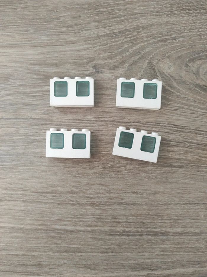 Lot de 4 fenêtres d avion Lego vintage