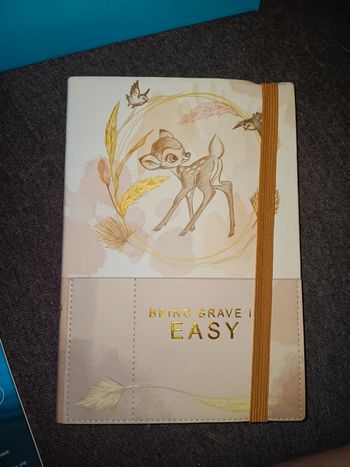 Carnet bambi effet vieillot couverture effet cuir