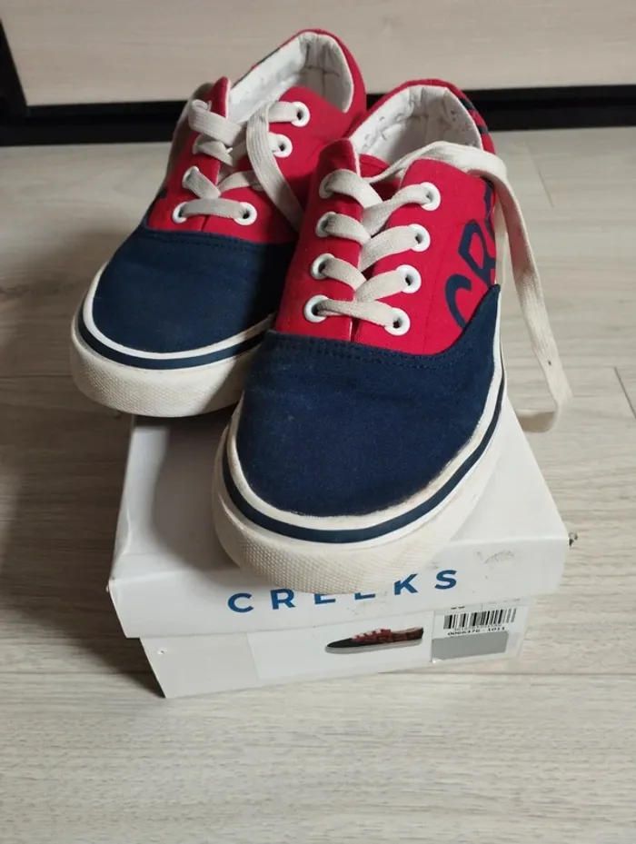 Baskets en toile creeks garçon pointure 35 - photo numéro 2