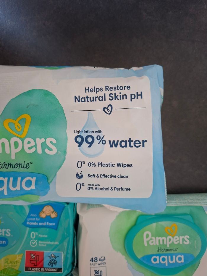 Lot de 7 paquets de lingettes Pampers - photo numéro 2