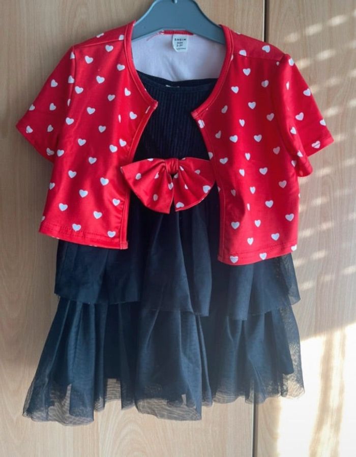Robe à bretelles avec boléro