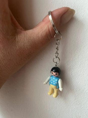 Porte clé playmobil bébé