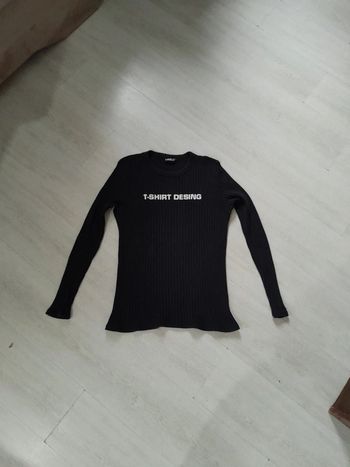 Tee shirt maille manche longue vintage logicz