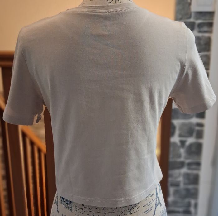 Tee-shirt court beige - photo numéro 4
