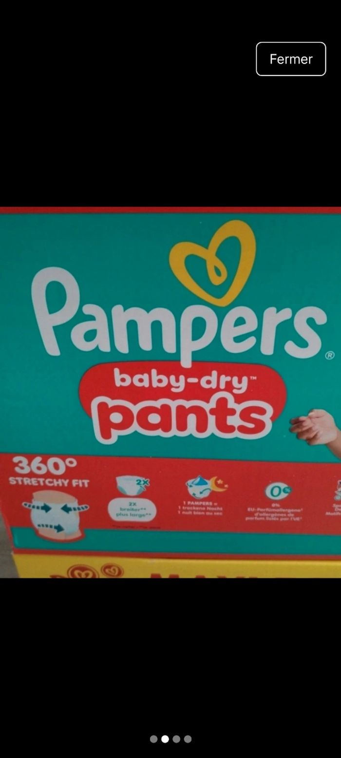 Couche pampers Baby Dry pants - photo numéro 2