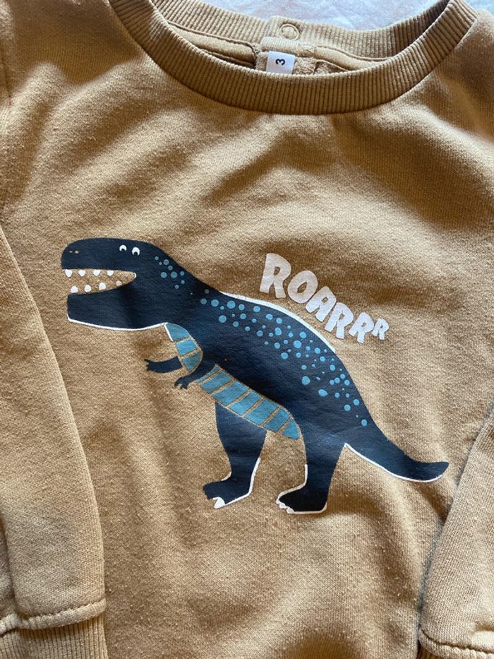 Sweat dino 3 ans - photo numéro 2