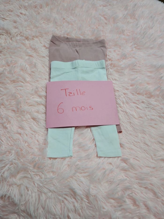 Lot 2 leggings bébé