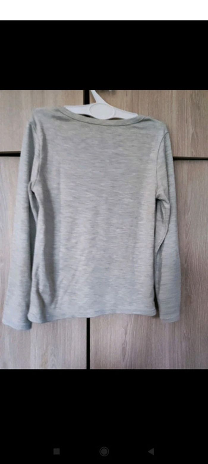 Pull gris thermique 8 ans Damart x Kiabi - photo numéro 3