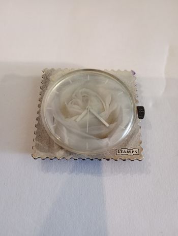 Cadran rose montre Stamps