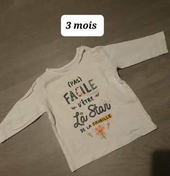 Maillot t-shirt 3mois