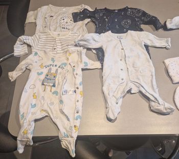 Lot 5 pyjamas été naissance