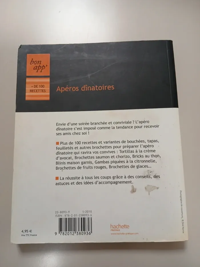 Apéros dînatoires collection bon app' chez Hachette pratique - photo numéro 2