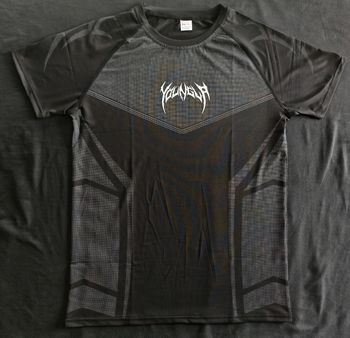 Youngla compression t shirt dark streetwear workout musculation