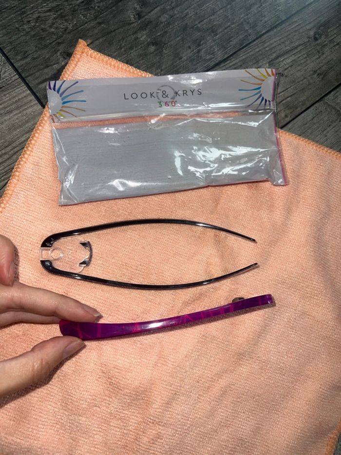 branche de lunette à clips - photo numéro 2