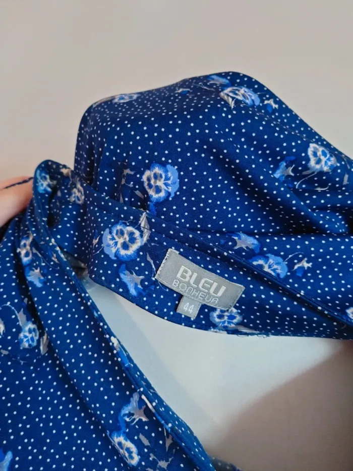 Robe Bleu Bonheur L - photo numéro 4
