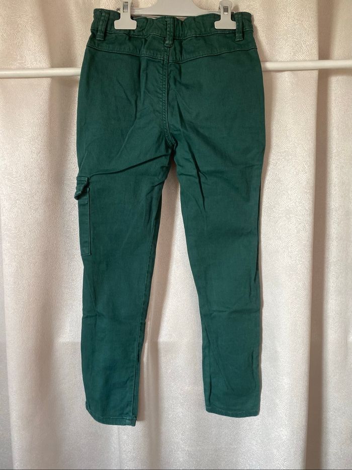 État neuf Pantalon chino Hugo cargo vert 10 ans tape à l'œil - photo numéro 2