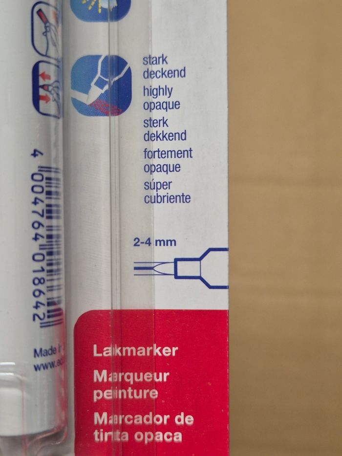 Marqueur peinture blanc Edding 750 - photo numéro 3