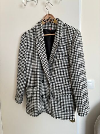 Blazer pied-de-poule – Taille 38 – Très bon état