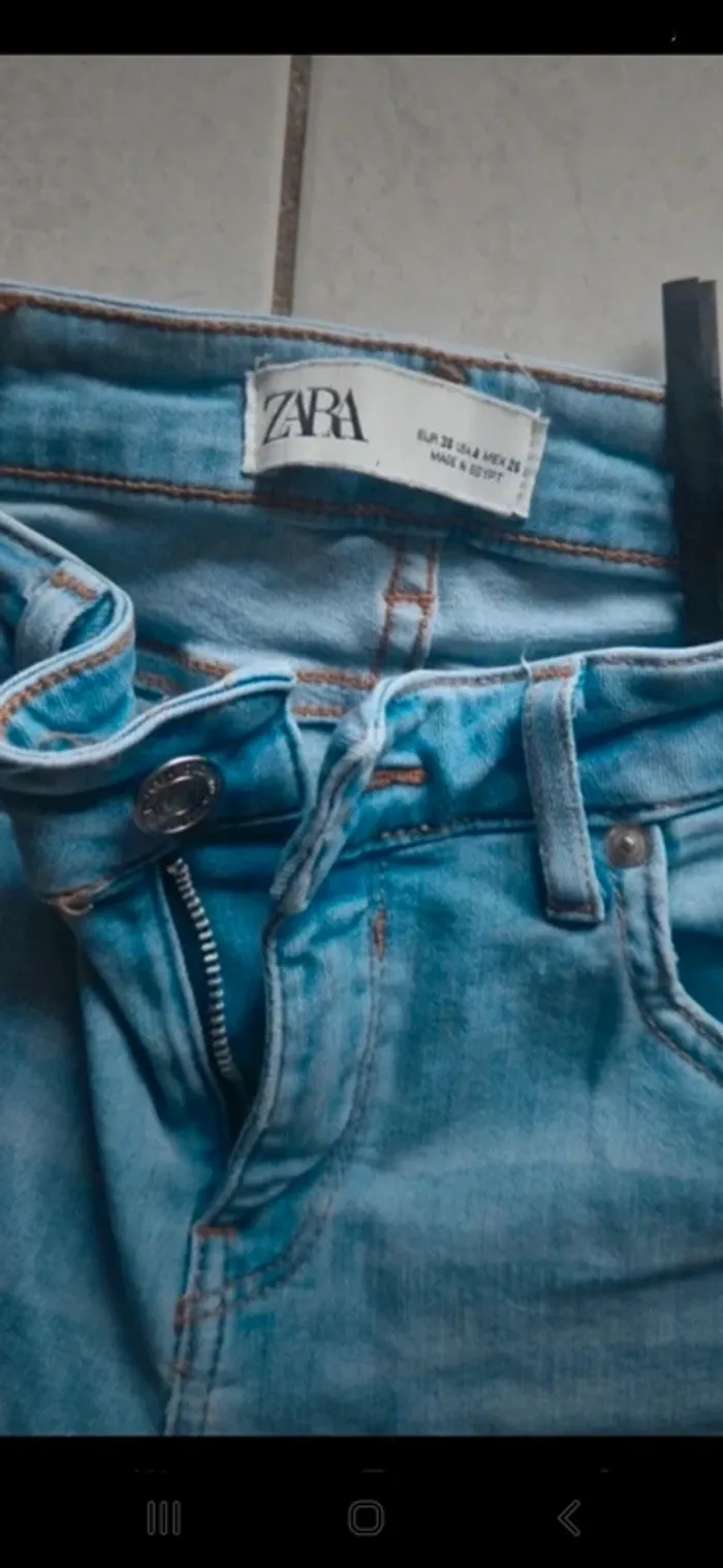 Jeans troues zara taille 36 très bon état - photo numéro 4