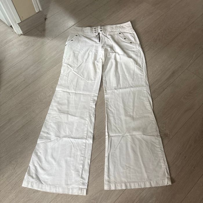 Pantalon femme blanc Jennyfer - photo numéro 4