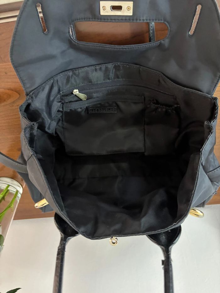 Sac Mac Douglas noir en nylon – modèle vintage et pratique - photo numéro 5
