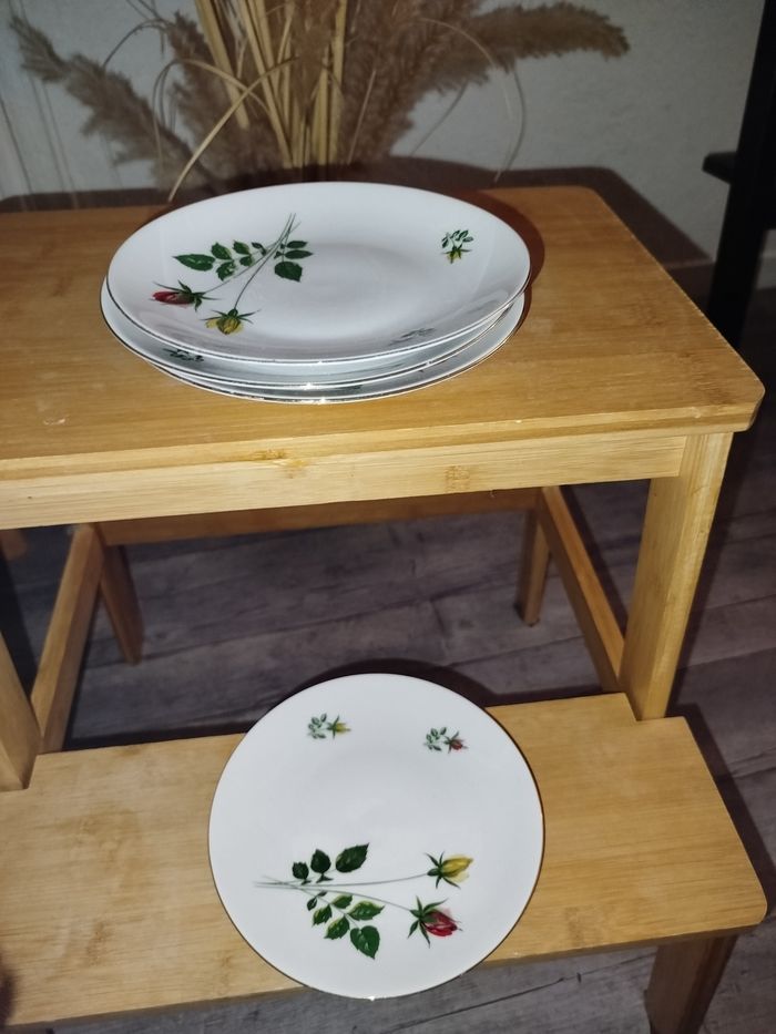 Porcelaine Winterling Marktleuthen Bavaria 4 Assiettes à dessert