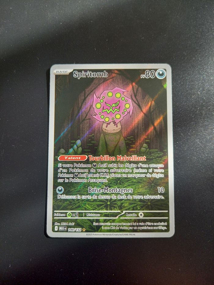 Carte Pokémon Spiritomb 148/132 AR ME01