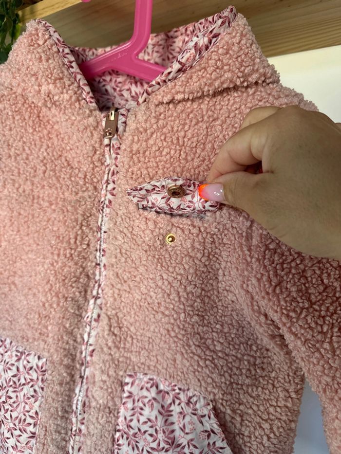 Manteau réversible 2-3ans 98cm - photo numéro 2