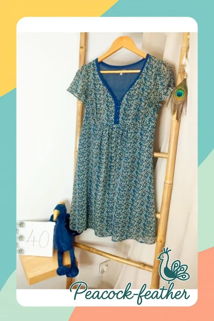 Robe bleue 40 ici et maintenant