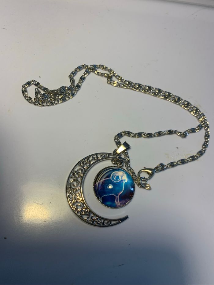 Pendentif bélier lune - photo numéro 4