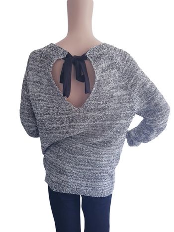 G-ladies - Pull en mailles, pailleté - Nœud dans le dos