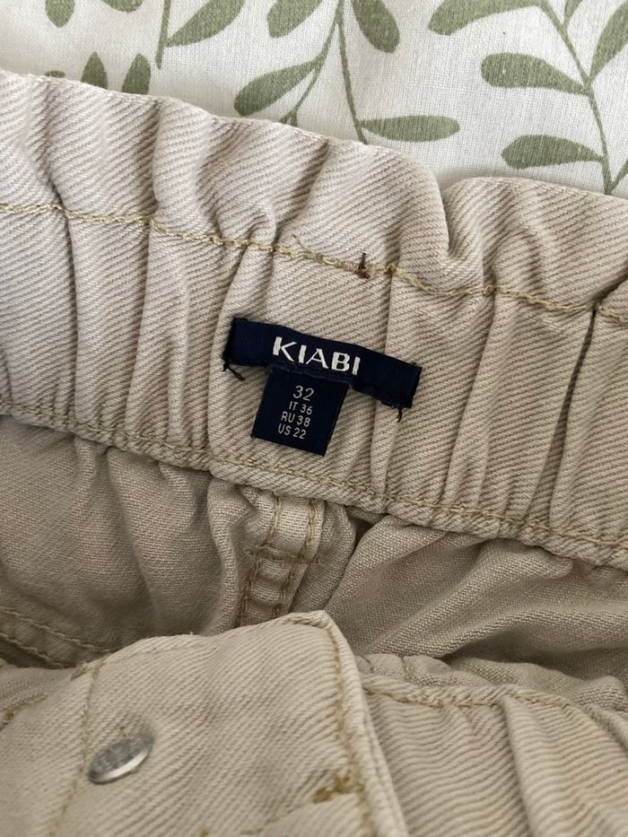 Jeans beige taille 32 Kiabi - photo numéro 2