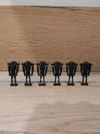 Figurines type lego 6 super droides de combats star wars