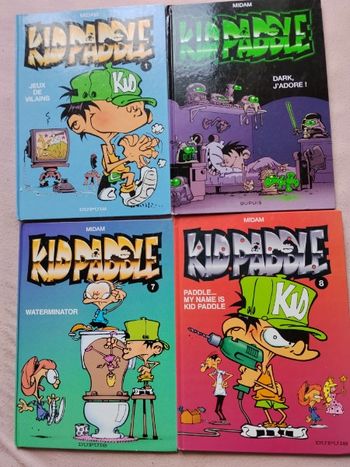 Lot de 3 BDs + 1 offerte KID PADDLE 