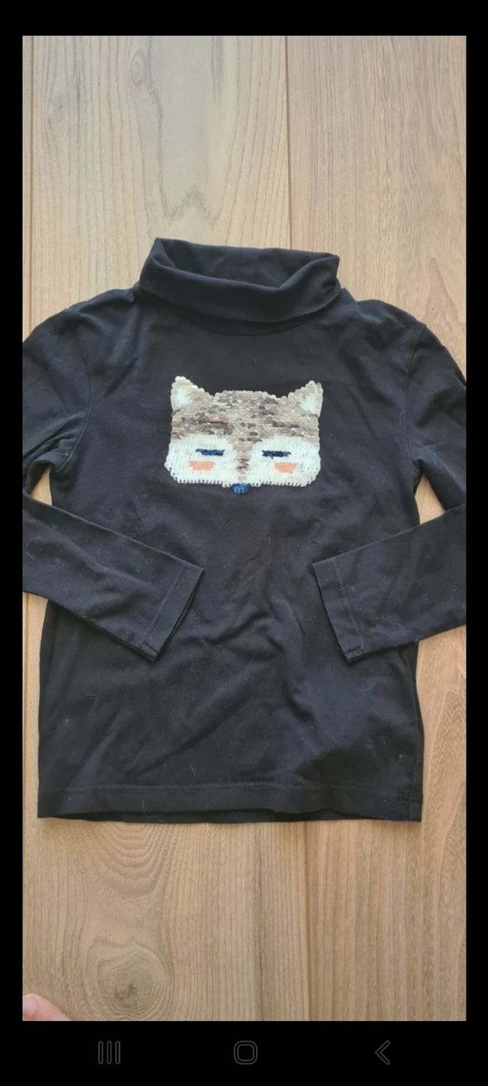 Tshirt à sequins 4 ans