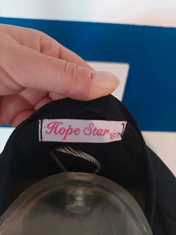 Tee-shirt manches courtes noir Hope Star femme taille 36 (16 ans) - photo numéro 3