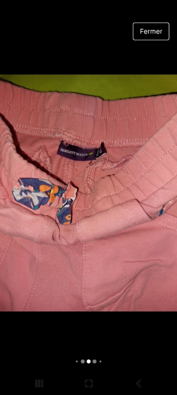 Lot tunique style marinière et pantalon rose - photo numéro 5