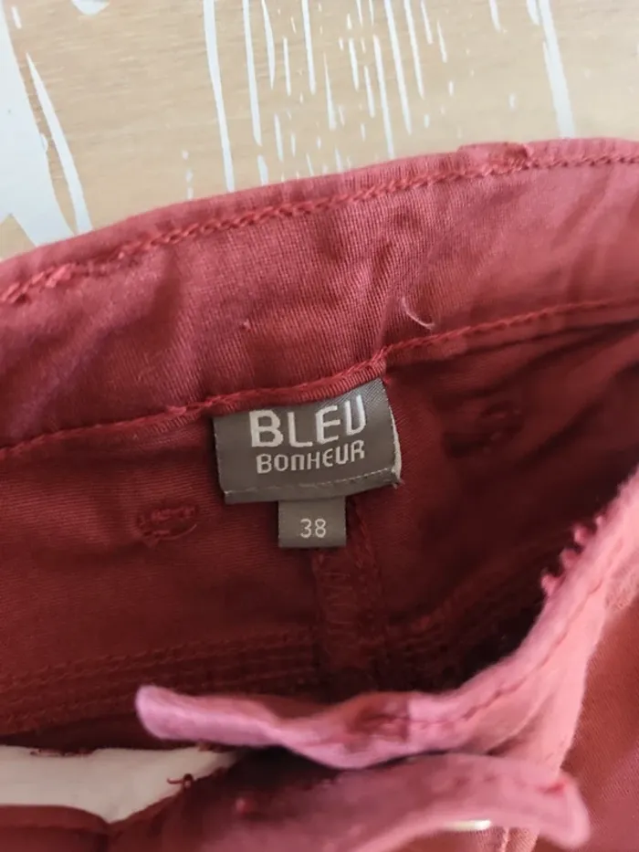 Pantalon bordeaux - photo numéro 2
