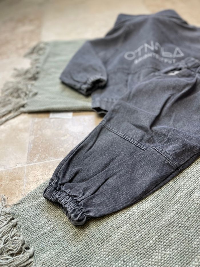 Ensemble sportwear garçon – veste en jean, pantalon cargo et pull manches longues - photo numéro 6