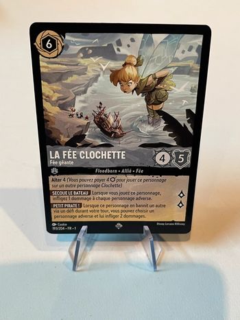Carte Disney Lorcana La Fée Clochette - Fée géante Premier Chapitre