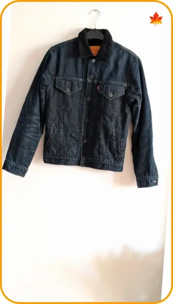 Veste en jeans doublé Levi's homme S Vintage