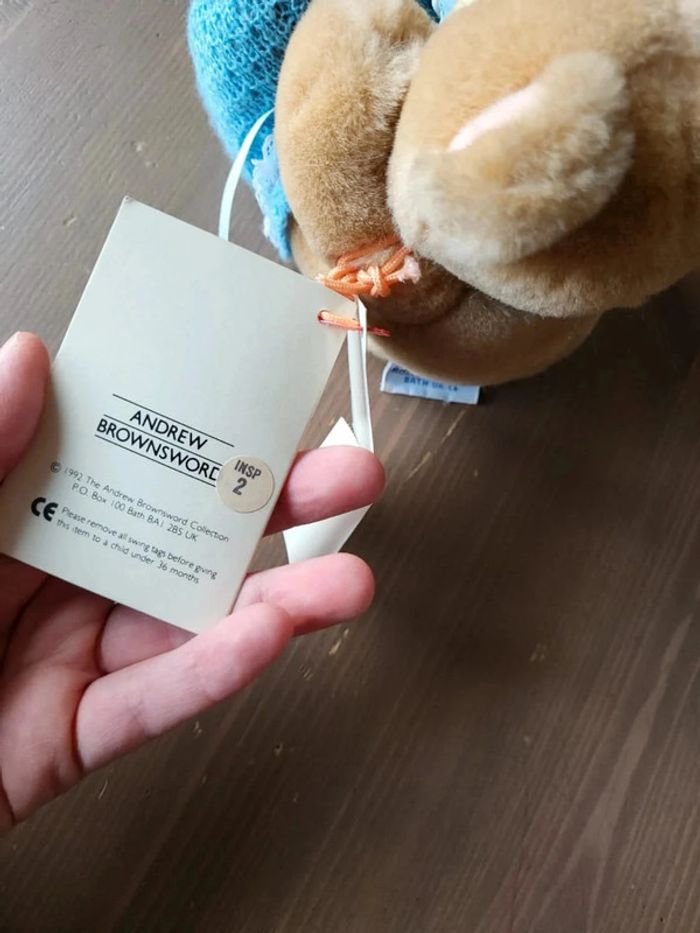 Idée cadeau 🎁 - Ours en peluche Andrew Brownsword NEUF - photo numéro 6